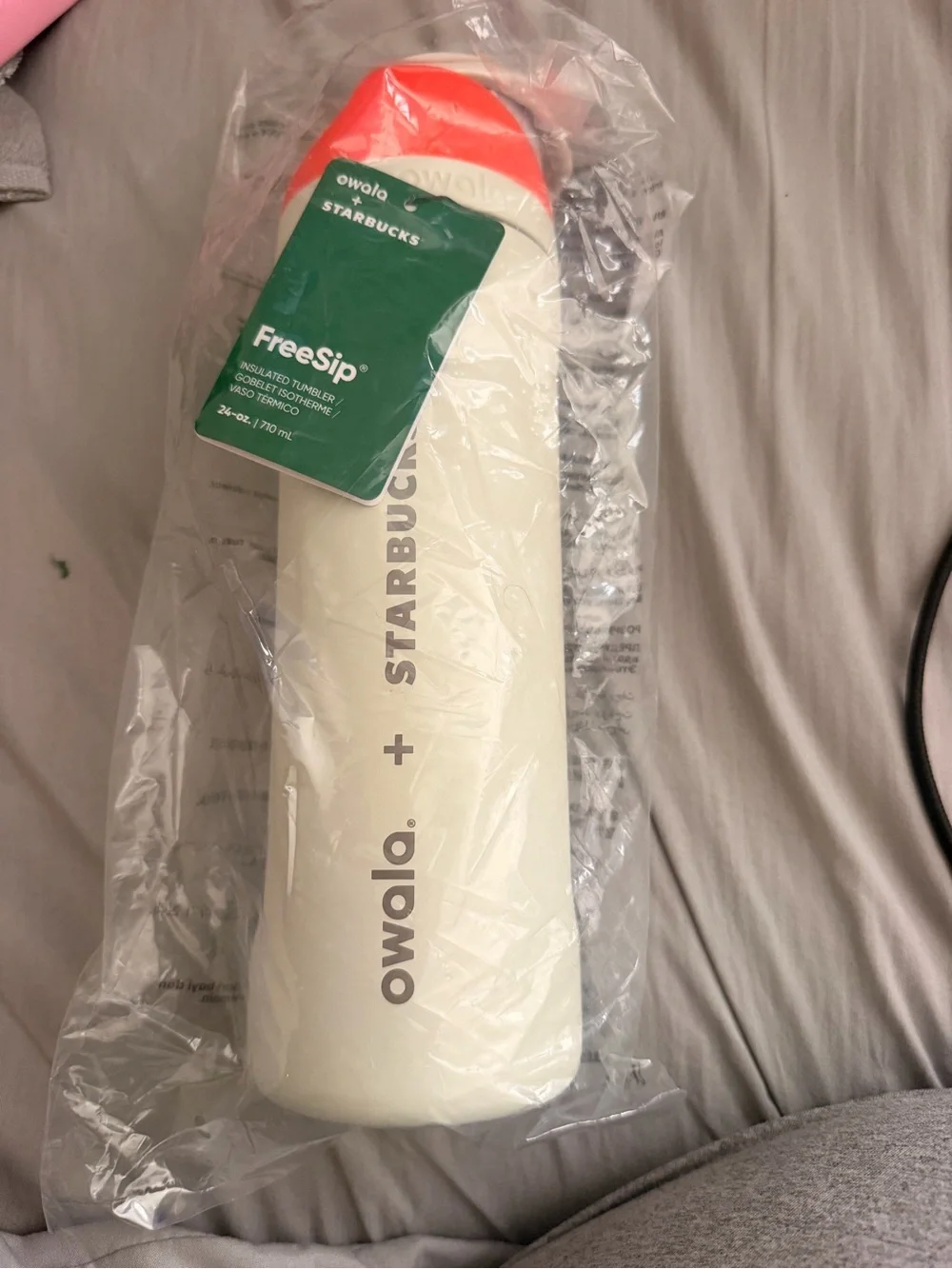 Starbucks Cream Tumbler (PSL edition)